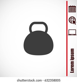 Kettle bell icon