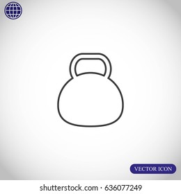 Kettle bell icon