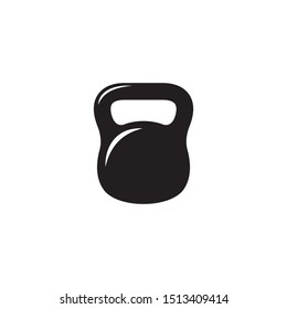 Kettle bell icon isolated on white background