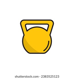 Kettle Bell icon vector design templates simple and modern	