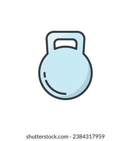 Kettle Bell icon vector design templates simple and modern	