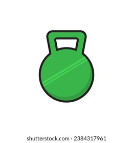 Kettle Bell icon vector design templates simple and modern	