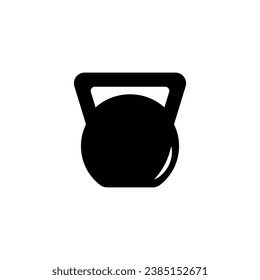 Plantillas de diseño de vectores de iconos de Kettle Bell sencillas y modernas	