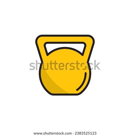 Kettle Bell icon vector design templates simple and modern	