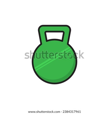 Kettle Bell icon vector design templates simple and modern	
