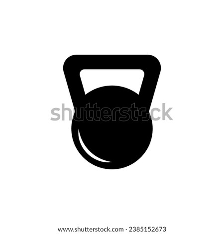 Kettle Bell icon vector design templates simple and modern	