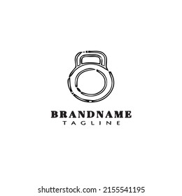 kettle bell logo icon design template modern vector illustration