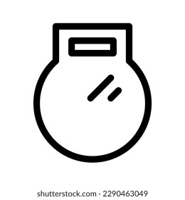 Ilustración del diseño del símbolo del vector de las campanas de Kettle