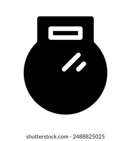 Kettle Bells Icon Vector Symbol Design Illustration
