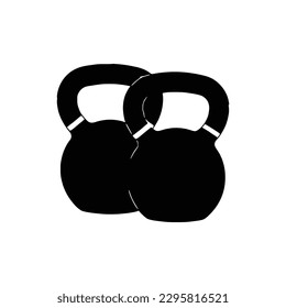 Kettle Bells, Kettle Bells Vector, Gym equipment, Gym equipment isolated, Gym equipment vector, Gym equipment silhouette.