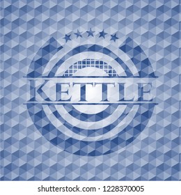 Kettle blue hexagon emblem.