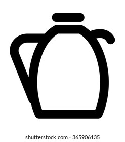 Kettle Bold Line Vector Icon