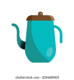 kettle of coffee drink isolated icon