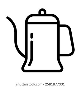 Kettle Coffee Icon for Cafe Coffee Restaurant