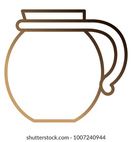 kettle coffee isolated icon
