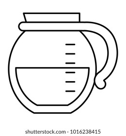 kettle coffee isolated icon
