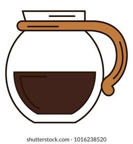 kettle coffee isolated icon