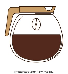 kettle coffee isolated icon