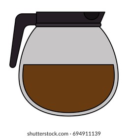 kettle coffee isolated icon