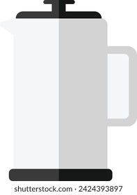 Kettle coffee maker illustration kitchen appliance