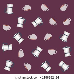 kettle and coffee mug design