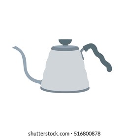 kettle for coffee. vector illustration