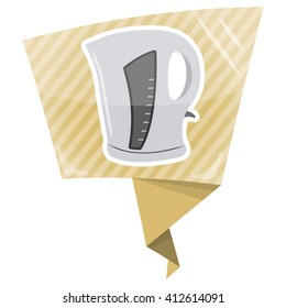Kettle colorful icon