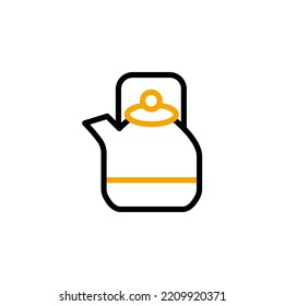 Kettle concept line icon. Simple element illustration. Kettle concept outline symbol design.