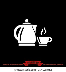kettle cup icon