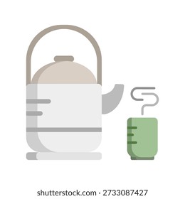 Kettle and a cup of tea.