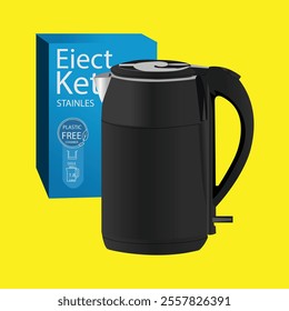 kettle designs, water hot vector menualy