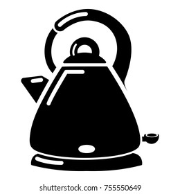 Kettle electric icon. Simple illustration of kettle electric vector icon for web
