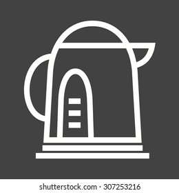 Kettle, electric, tea icon vector image.Can also be used for home electronics and appliances. Suitable for mobile apps, web apps and print media.