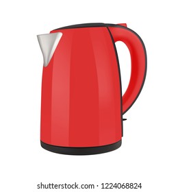 kettle electric in vector on white background