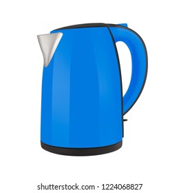 kettle electric in vector on white background