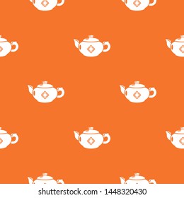 Kettle glass pattern vector orange for any web design best