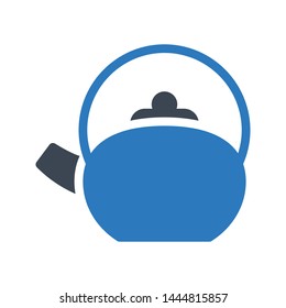 kettle glyph color vector icon