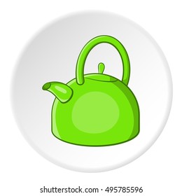 Kettle icon. Cartoon illustration of kettle vector icon for web