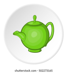 Kettle icon. Cartoon illustration of kettle vector icon for web