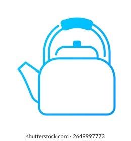 Kettle icon. coffee pot, coffee, pot, carafe, brew, hot, drink, glass, caffeine. Vector Icon Illustration