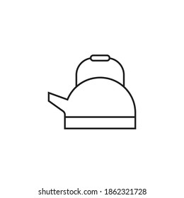 Kettle icon design isolated on white background. vector illustration