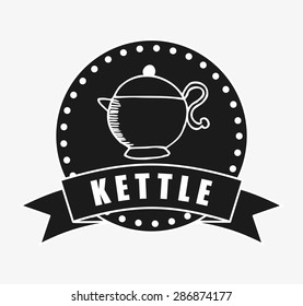 kettle icon design, vector illustration eps10 graphic 