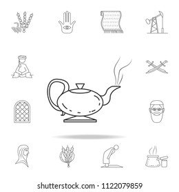kettle icon. Detailed set of Arab culture icons. Premium graphic design. One of the collection icons for websites, web design, mobile app on white background