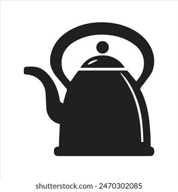 Kettle icon. Electric kettle icon