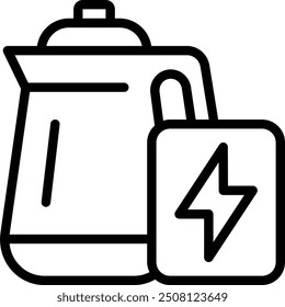 Kettle Icon. Electric Kettle Icon
