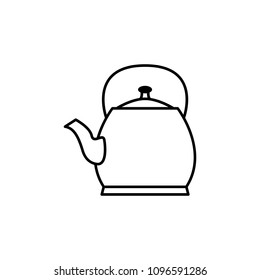 kettle icon. Element of food icon for mobile concept and web apps. Thin line kettle icon can be used for web and mobile on white background