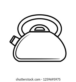 kettle icon. Element of kitchen tools for mobile concept and web apps icon. Thin line icon for website design and development, app development