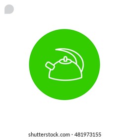 Kettle Icon Flat.