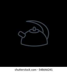 Kettle Icon Flat.