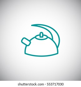 Kettle Icon Flat.